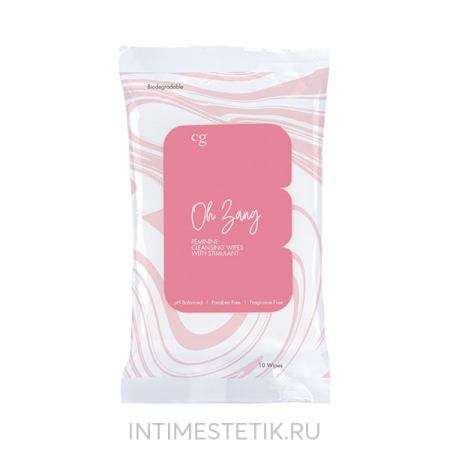 Влажные салфетки - стимулятор CG OH ZANG, 10 шт.